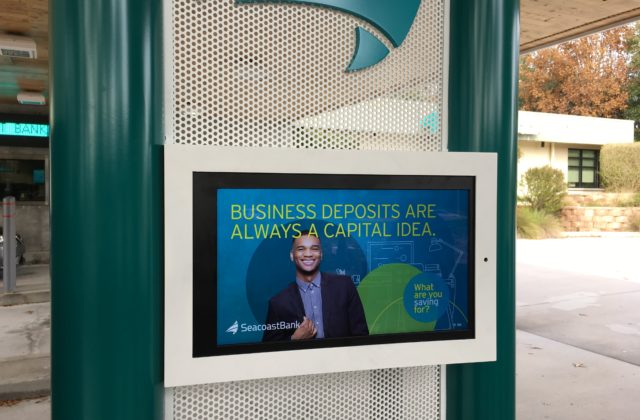 kiosk touch display